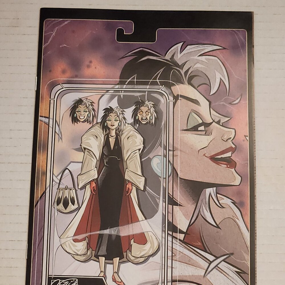 Disney Villains Cruella De Vil #1F (2023) Dynamite Entertainment, Virgin Cvr